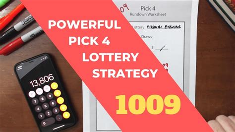 Powerful Pick 4 Lottery Strategy .